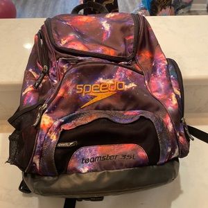 Galaxy colored large back pack from Speedo